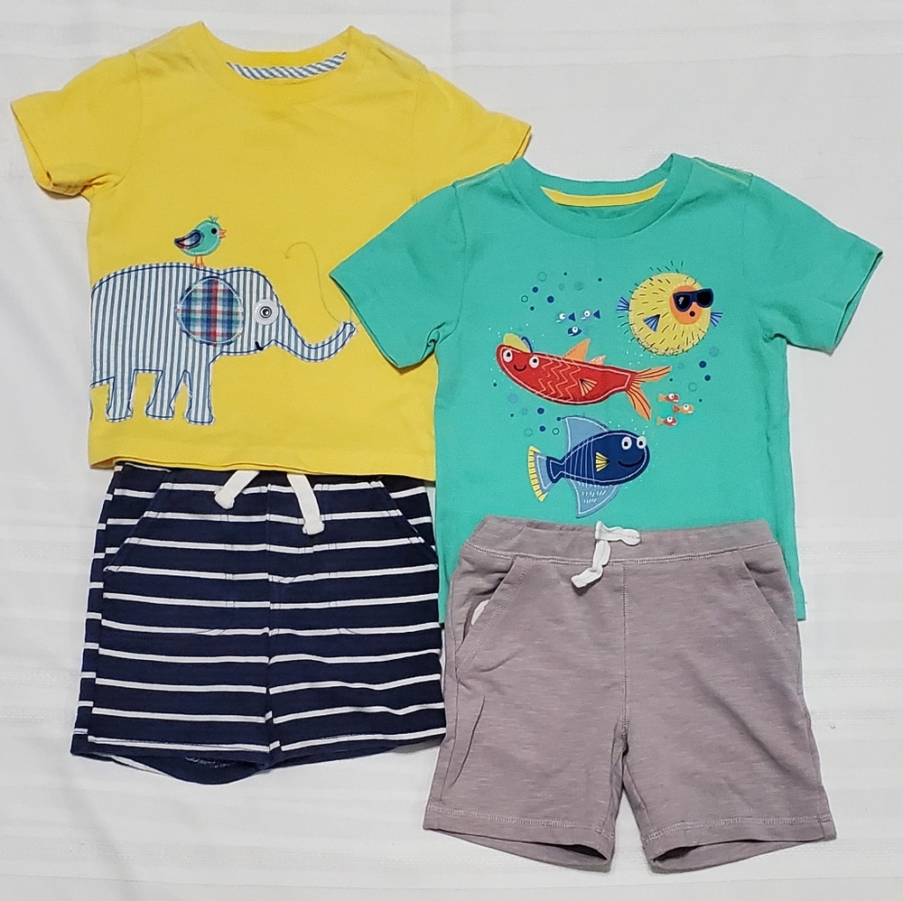 Lot of 4 Boys Summer Clothes